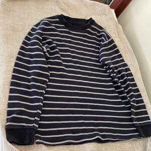 Galaxy cotton long sleeve tee shirt black and grey